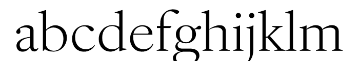English 1766 Thin Font LOWERCASE
