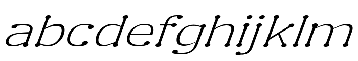 Enspar-Italic Font LOWERCASE