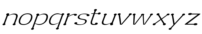 Enspar-Italic Font LOWERCASE