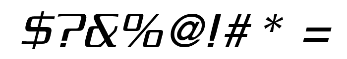 Enterprise  Italic Font OTHER CHARS