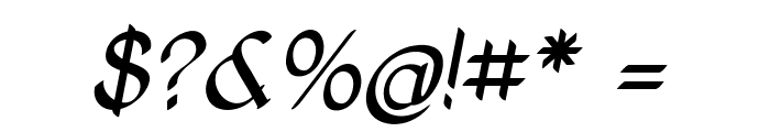 Entreon-Italic Font OTHER CHARS