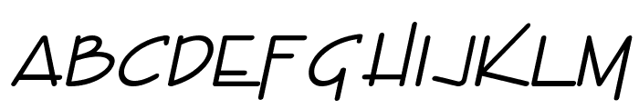 Enview Italic Font LOWERCASE