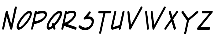 Enview Thin BoldItalic Font LOWERCASE