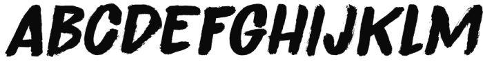 Endgame Italic Font LOWERCASE