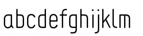 Engineer Light Font LOWERCASE