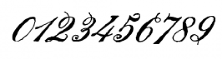 English Script Hand Font OTHER CHARS