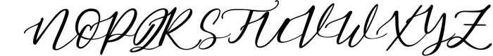 Endita Handwritten Font and Extras Font UPPERCASE