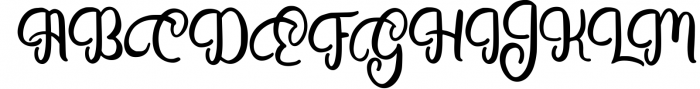 Enhelsa | Modern Style Script Font UPPERCASE