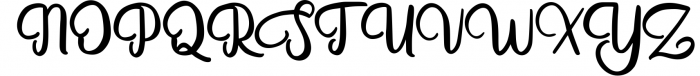 Enhelsa | Modern Style Script Font UPPERCASE