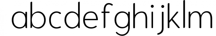 Enriq Round Sans Serif Font 1 Font LOWERCASE
