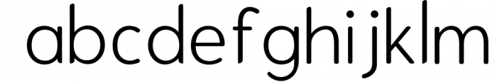 Enriq Round Sans Serif Font 2 Font LOWERCASE
