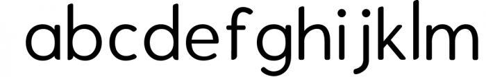 Enriq Round Sans Serif Font 5 Font LOWERCASE