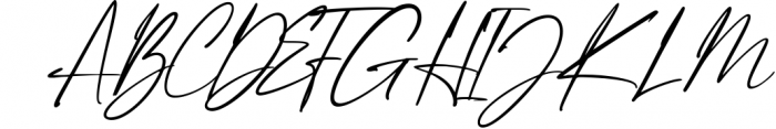 Enternity Signature Script Font UPPERCASE