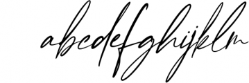 Enternity Signature Script Font LOWERCASE