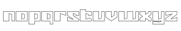 ENERMOUS-Hollow Font LOWERCASE