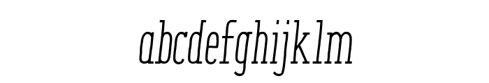 ENYO Serif Regular Italic Font LOWERCASE