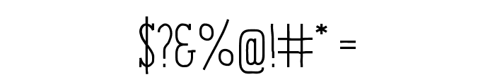 ENYO Serif Regular Font OTHER CHARS