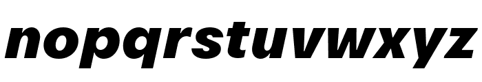 Encamp Test Black Italic Font LOWERCASE