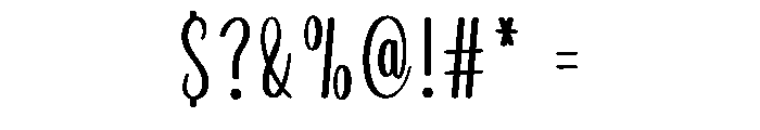 Enchanting Smile Font OTHER CHARS