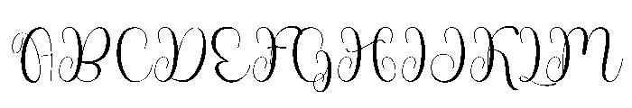 Enchanting Smile Font UPPERCASE