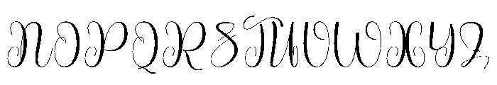 Enchanting Smile Font UPPERCASE