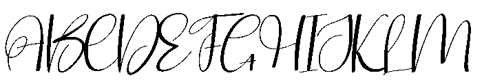 Enchanting1 Font UPPERCASE