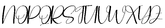 Enchanting1 Font UPPERCASE