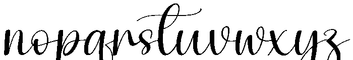 Enchanting1 Font LOWERCASE