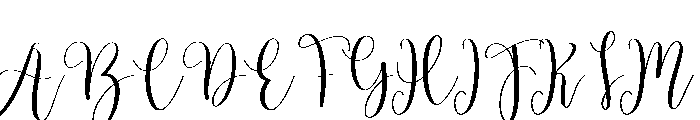 Enchanting Font UPPERCASE