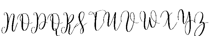 Enchanting Font UPPERCASE