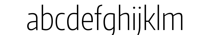 Encode Sans Compressed ExtraLight Font LOWERCASE
