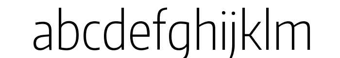 Encode Sans Condensed ExtraLight Font LOWERCASE