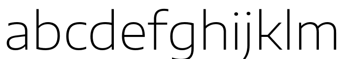 Encode Sans Expanded ExtraLight Font LOWERCASE