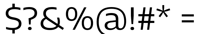 Encode Sans Expanded Regular Font OTHER CHARS