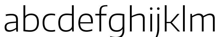 Encode Sans Wide ExtraLight Font LOWERCASE