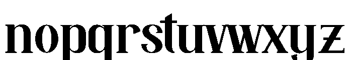 Enda Danila Font LOWERCASE