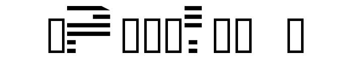 Enduro Dos Font OTHER CHARS