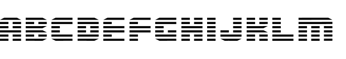 Enduro Dos Font UPPERCASE