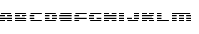 Enduro Dos Font LOWERCASE