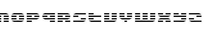 Enduro Dos Font LOWERCASE