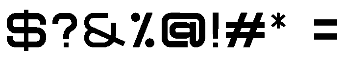 Enfonix DEMO ONLY Font OTHER CHARS