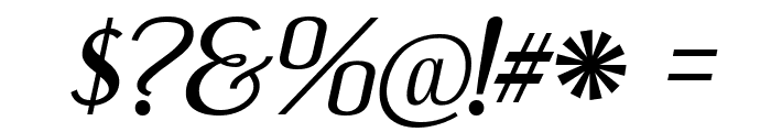 EngebrechtreEx-Italic Font OTHER CHARS