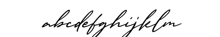 England Signature Italic Font LOWERCASE