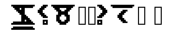 EnglesUnfinished Font OTHER CHARS