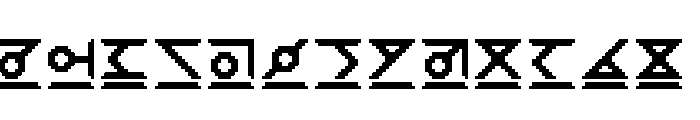 EnglesUnfinished Font UPPERCASE