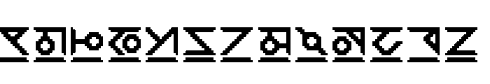 EnglesUnfinished Font UPPERCASE