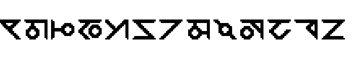 EnglesUnfinished Font LOWERCASE