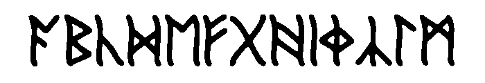 English Runic FONT