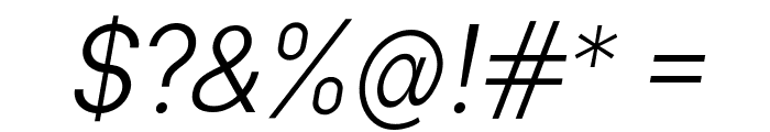 Engula Italic Font OTHER CHARS