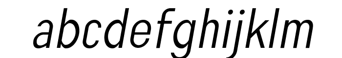 Engula Italic Font LOWERCASE